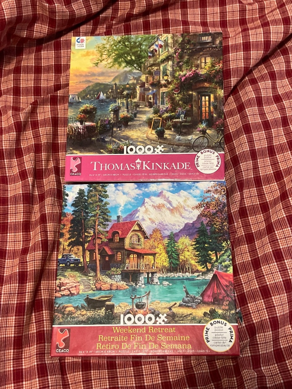 1000+ Puzzles Pieces Box Set of 2